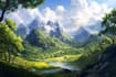 draw your fantasy landscape