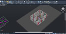 do autocad 2d floor plan and 3d drawing