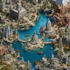 fantasy map illustration vector event map design tourist map