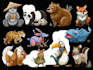 draw animals in cartoon style