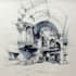 do premium architectural or building hand drawn sketch