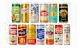 design energy drink, beer, soda, and juice can label