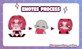 create custom chibi emotes and sub badges