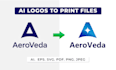 create and edit ai logo into refined vector file