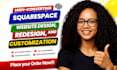 build squarespace website design ecommerce website squarespace website redesign