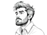 draw black and white illustrations