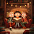 draw christmas cartoon caricature