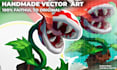 professional manual vectorization detailed trace