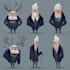 custom cute christmas character