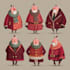 illustrate christmas card, christmas character