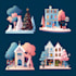 create festive holiday christmas design illustration