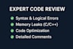 fix bugs in your python, java, c, and cpp code projects
