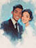 design couple portrait illustration