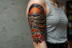 design a tattoo design in japanese style