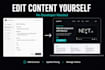 build a course or membership website with easy content management