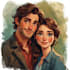 draw couple portrait illustration