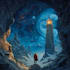 draw fantasy book cover, illustration