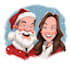 unique christmas cartoon caricature
