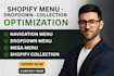 create shopify mega menu setup collection creation dropdown menus navigation