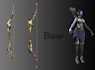 convert 2d to 3d model, stylized 3d game character, uv map, pbr, rig3d fbx model