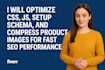 optimize css js setup schema compress product image for fast SEO performance