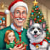custom christmas cartoon caricature