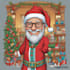 custom christmas cartoon caricature