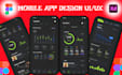 design figma website UI UX, dashboard UI UX, and mobile app design in figma