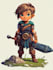 draw 2d game character or 2d game