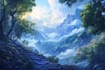 do stunning fantasy landscape, background illustration