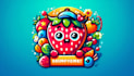 design strawberry character mascot logo with express delivery