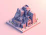 draw 2d isometric illustration