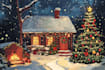 draw unique christmas illustration