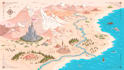 do fantasy map illustration for office, collage, school