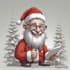 draw christmas cartoon caricature