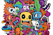 design creative wall art, doodle, decals, murals, canvas