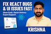 fix your react bugs, UI issues, and responsiveness problems