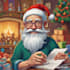 draw christmas cartoon caricature