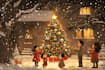 draw christmas cartoon caricature