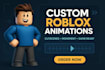 do custom roblox animations, roblox cutscenes, character movement game animation