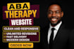 design aba therapy website healthcare website aba therapy wordpress website