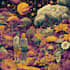 stunning illustration psychedelic, lifestyle, surrealism