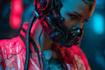 draw your cyberpunk or final fantasy game character art