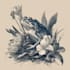 draw an animal and botanical illustration