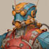 draw concept mecha robot for your character
