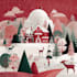create festive holiday christmas design illustration