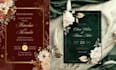 create a wedding invitation video and invitation cards