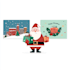 design a custom flat style christmas illustration