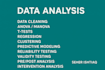 perform statistical data analysis with python and r
