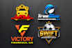 do trendy modern and creative business logo design